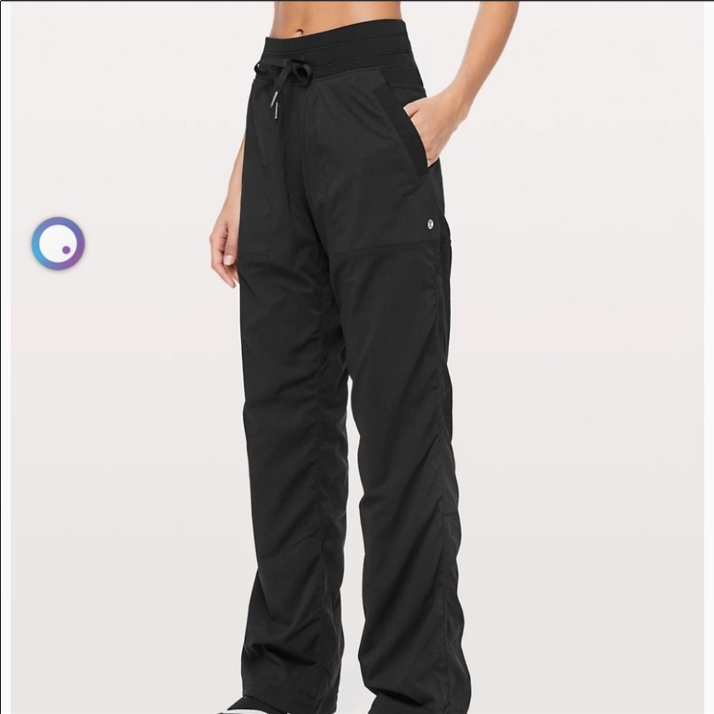 Lululemon Dance studio pants black lined  2 reg